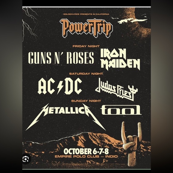 POWERTRIP 2023 Grandstand tickets for 2. Elevated so you can see everything! - Picture 2 of 7